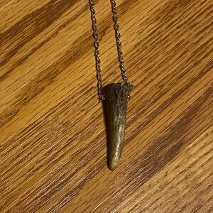 Deer Antler Necklace Taxidermy Handmade By 16 Year Old Mountain Man Shed Hunter